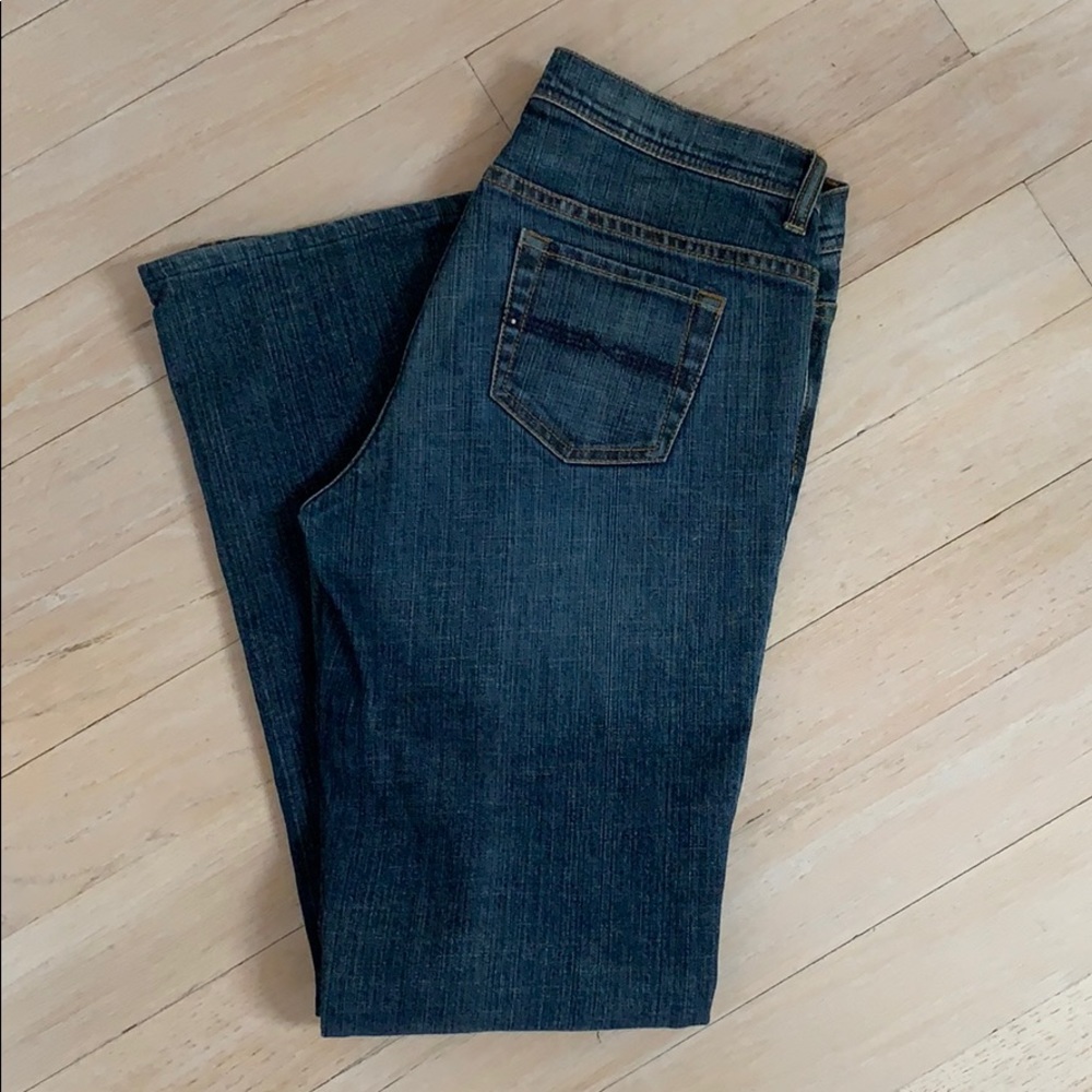 Express Slim Fit Super Low Rise Flare Leg - 8L - Picture 3 of 6